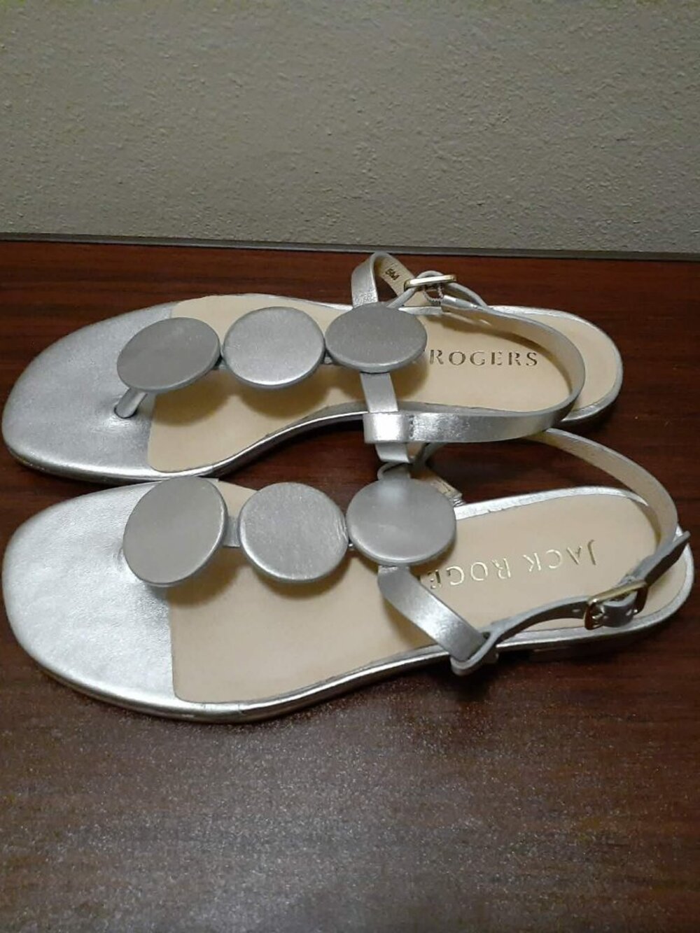 JACK ROGERS Worth Sandal In Silver - Picture 2 of 9